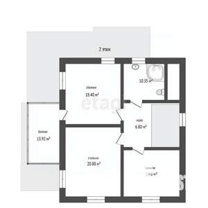 Дом 178м², 2-этажный, участок 25 сот.  