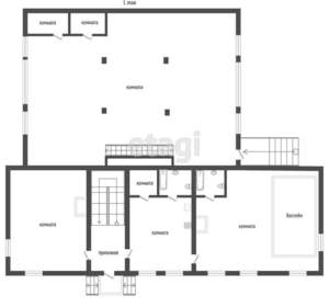 Дом 1726м², 3-этажный, участок 14 сот.  