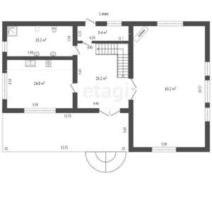Дом 550м², 3-этажный, участок 70 сот.  