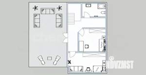 Дом 60м², 1-этажный, участок 4 сот.  