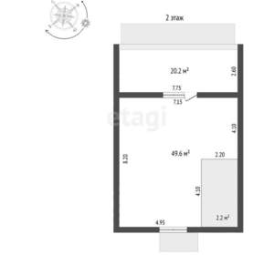 Дом 155м&sup2;, 2-этажный, участок 5 сот.  