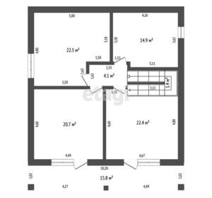 Дом 208м², 2-этажный, участок 4 сот.  