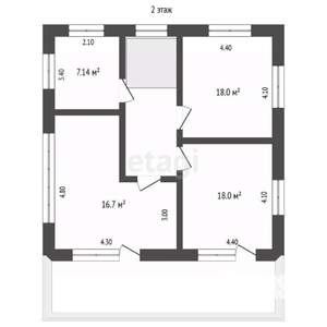Дом 242м&sup2;, 2-этажный, участок 4 сот.  