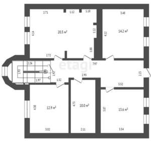 Дом 390м², 3-этажный, участок 6 сот.  