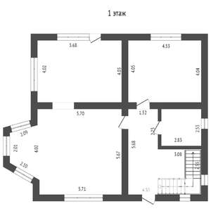 Дом 235м², 2-этажный, участок 10 сот.  