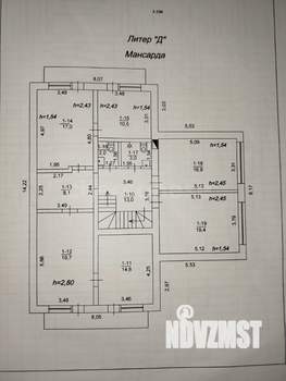 Дом 243м&sup2;, 2-этажный, участок 12 сот.  