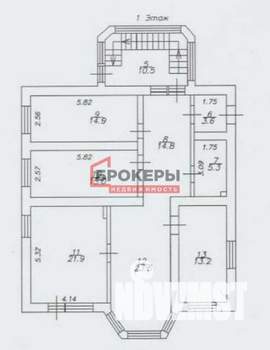 Дом 371м², 2-этажный, участок 8 сот.  