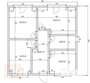 Дом 81м², 1-этажный, участок 4 сот.  