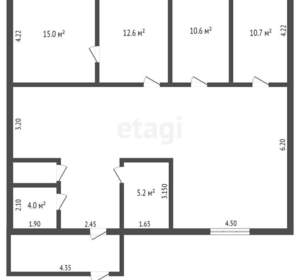 Дом 140м², 1-этажный, участок 9 сот.  