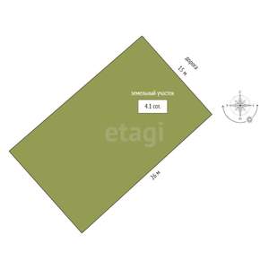 Дом 161м², 2-этажный, участок 4 сот.  