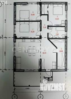 Дача 130м², 1-этажный, участок 4 сот.  