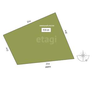 Дом 120м², 1-этажный, участок 4 сот.  