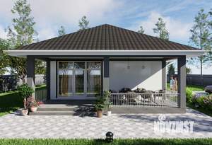 Дом 135м², 1-этажный, участок 5 сот.  