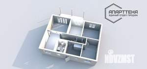 Дом 89м&sup2;, 1-этажный, участок 4 сот.  