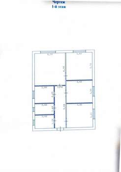 Дом 80м², 1-этажный, участок 4 сот.  