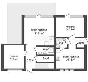 Дом 274м², 3-этажный, участок 5 сот.  