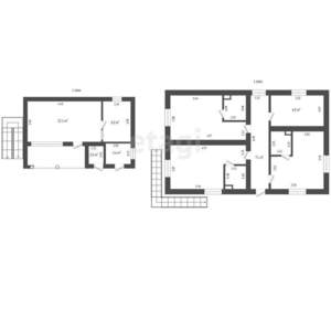 Дом 172м², 2-этажный, участок 4 сот.  