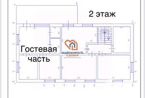 Дом 228м², 2-этажный, участок 8 сот.  