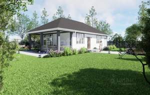 Дом 135м², 1-этажный, участок 5 сот.  