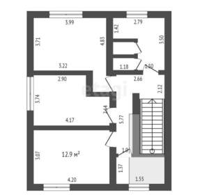 Дача 244м², 3-этажный, участок 4 сот.  