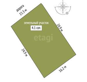 Дом 120м², 1-этажный, участок 4 сот.  