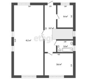 Дом 208м², 2-этажный, участок 4 сот.  
