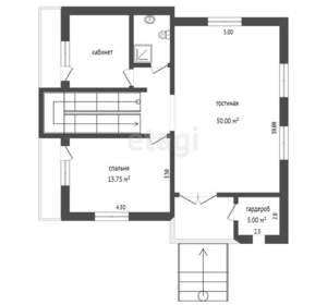 Дом 271м², 3-этажный, участок 6 сот.  