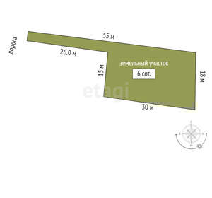 Дом 100м², 2-этажный, участок 6 сот.  