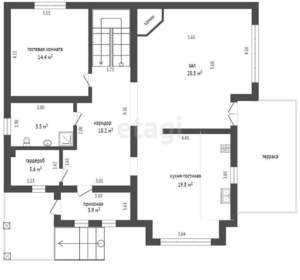 Дом 250м², 2-этажный, участок 6 сот.  