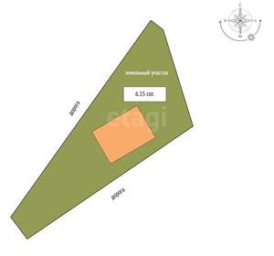Дом 150м², 2-этажный, участок 6 сот.  