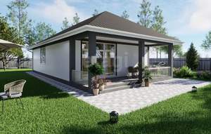 Дом 135м², 1-этажный, участок 5 сот.  