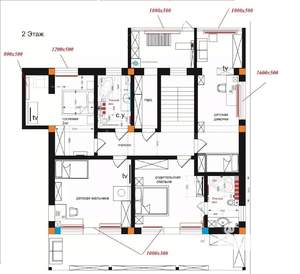 Дом 338м², 2-этажный, участок 6 сот.  
