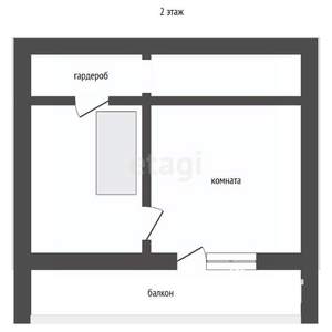 Дом 48м&sup2;, 2-этажный, участок 4 сот.  