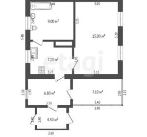 Дом 50м², 1-этажный, участок 9 сот.  