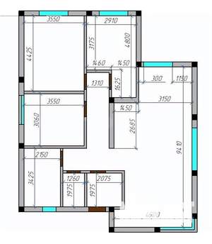 Дом 108м², 1-этажный, участок 4 сот.  