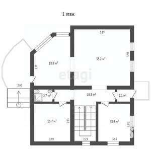 Дом 298м², 2-этажный, участок 10 сот.  