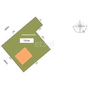 Дача 142м², 2-этажный, участок 5 сот.  