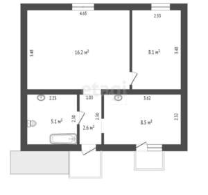 Дом 120м², 2-этажный, участок 4 сот.  