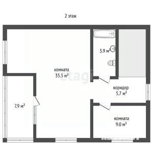 Дом 140м², 2-этажный, участок 4 сот.  