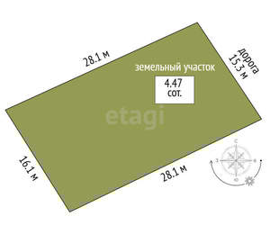 Дача 120м², 1-этажный, участок 4 сот.  