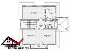 Дом 159м², 2-этажный, участок 5 сот.  