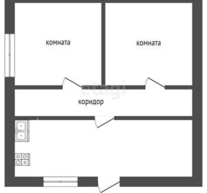 Дом 45м², 1-этажный, участок 7 сот.  