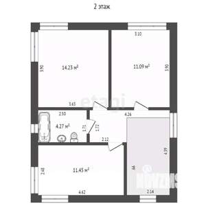 Дом 116м², 2-этажный, участок 12 сот.  
