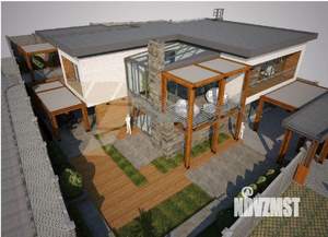 Дом 375м&sup2;, 2-этажный, участок 10 сот.  