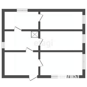 Дом 55м², 1-этажный, участок 8 сот.  