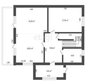Дом 261м², 3-этажный, участок 7 сот.  