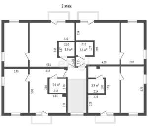Дом 600м², 2-этажный, участок 5 сот.  