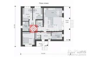 Дом 120м², 1-этажный, участок 5 сот.  