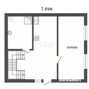 Дача 22м², 1-этажный, участок 4 сот.  