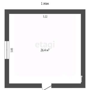 Дом 42м&sup2;, 2-этажный, участок 9 сот.  